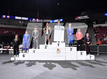 Thumbnail 1 in CIF State Boys Wrestling Championships (Podium Awards) photogallery.