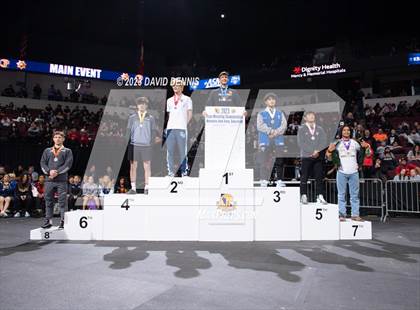 Thumbnail 1 in CIF State Boys Wrestling Championships (Podium Awards) photogallery.