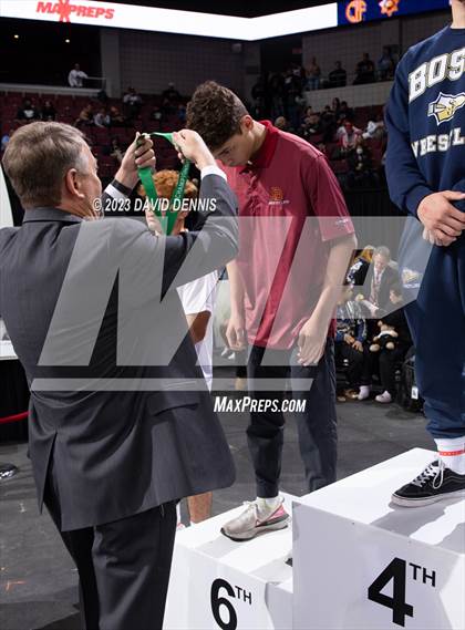 Thumbnail 1 in CIF State Boys Wrestling Championships (Podium Awards) photogallery.