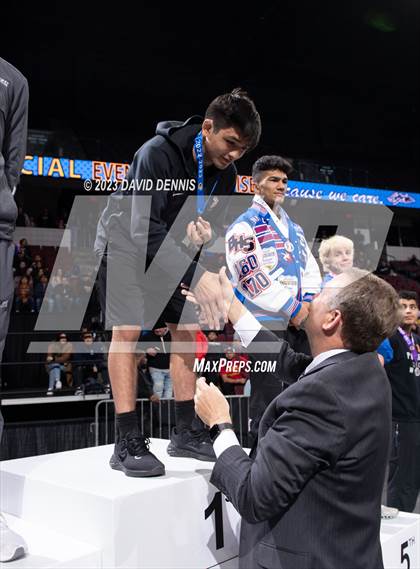 Thumbnail 1 in CIF State Boys Wrestling Championships (Podium Awards) photogallery.