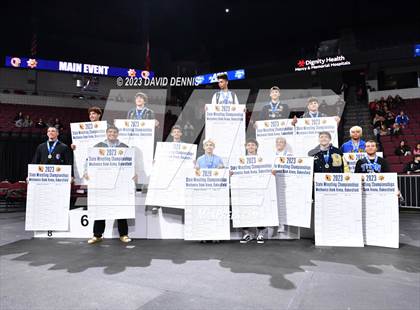 Thumbnail 2 in CIF State Boys Wrestling Championships (Podium Awards) photogallery.