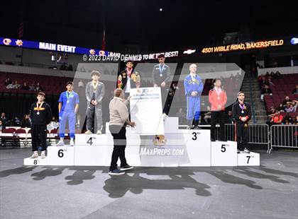 Thumbnail 2 in CIF State Boys Wrestling Championships (Podium Awards) photogallery.