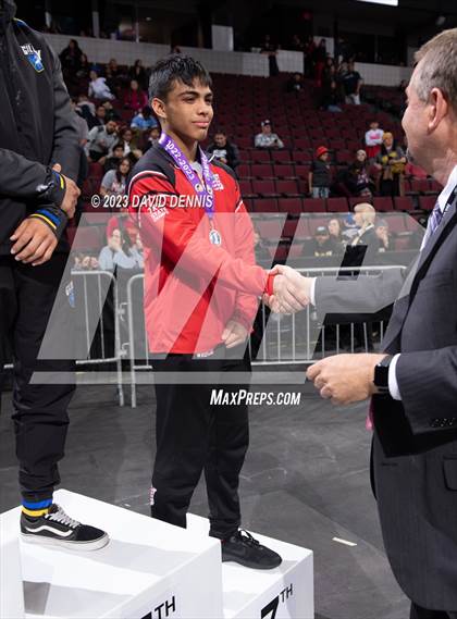 Thumbnail 2 in CIF State Boys Wrestling Championships (Podium Awards) photogallery.
