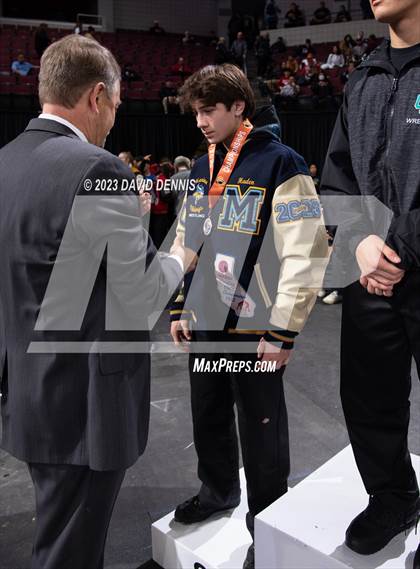 Thumbnail 1 in CIF State Boys Wrestling Championships (Podium Awards) photogallery.