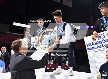 Thumbnail 1 in CIF State Boys Wrestling Championships (Podium Awards) photogallery.
