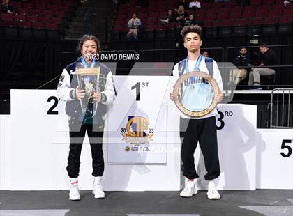 Thumbnail 1 in CIF State Boys Wrestling Championships (Podium Awards) photogallery.