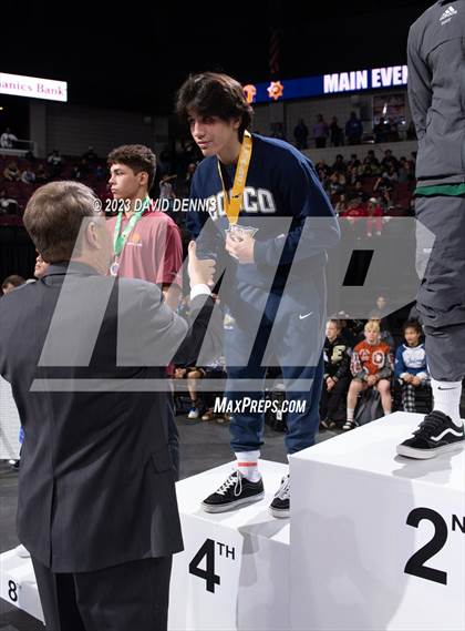 Thumbnail 1 in CIF State Boys Wrestling Championships (Podium Awards) photogallery.