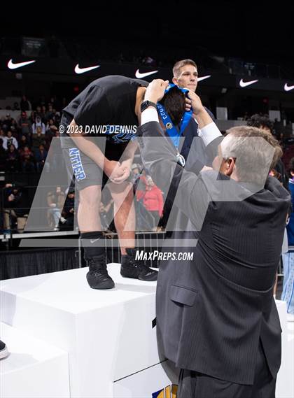 Thumbnail 1 in CIF State Boys Wrestling Championships (Podium Awards) photogallery.