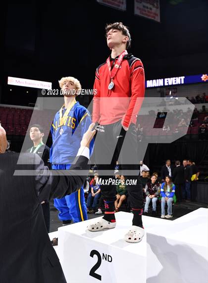 Thumbnail 1 in CIF State Boys Wrestling Championships (Podium Awards) photogallery.