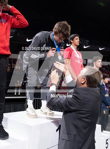 Thumbnail 2 in CIF State Boys Wrestling Championships (Podium Awards) photogallery.