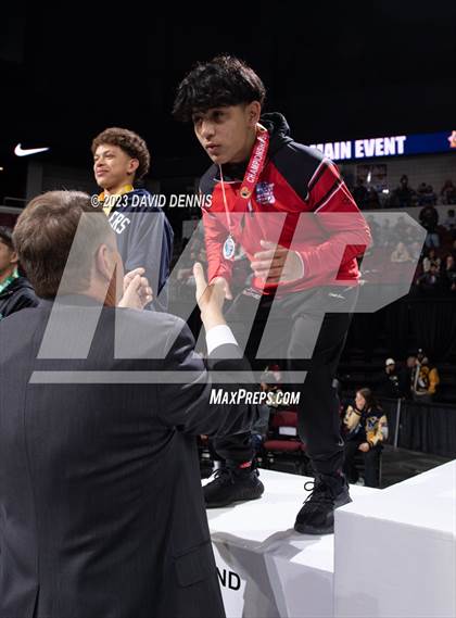 Thumbnail 1 in CIF State Boys Wrestling Championships (Podium Awards) photogallery.