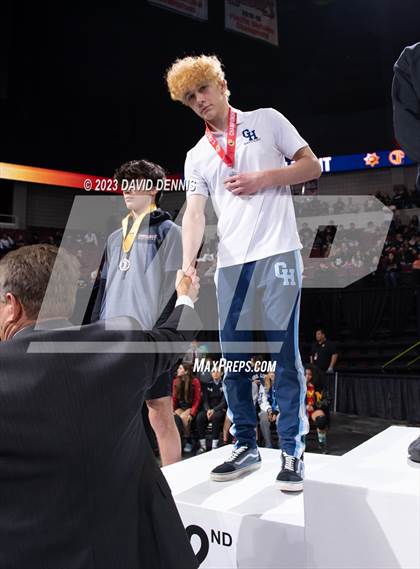 Thumbnail 2 in CIF State Boys Wrestling Championships (Podium Awards) photogallery.