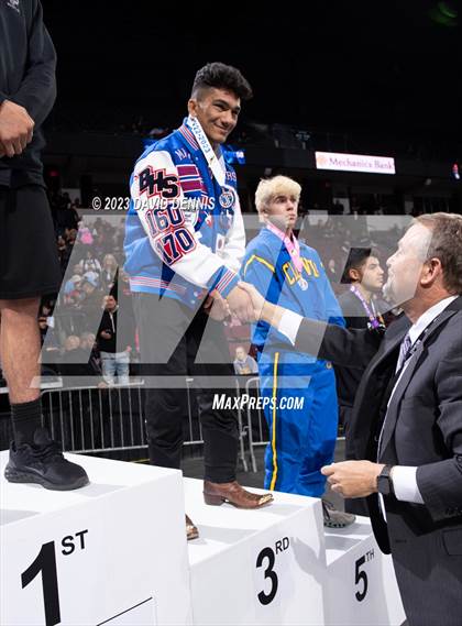 Thumbnail 3 in CIF State Boys Wrestling Championships (Podium Awards) photogallery.