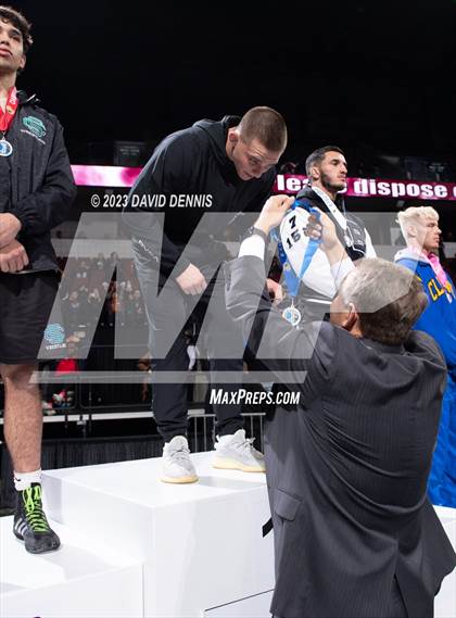 Thumbnail 1 in CIF State Boys Wrestling Championships (Podium Awards) photogallery.