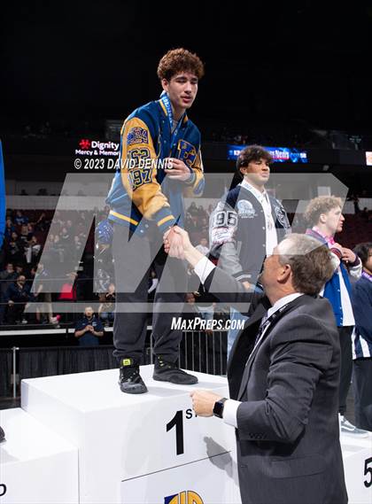 Thumbnail 1 in CIF State Boys Wrestling Championships (Podium Awards) photogallery.