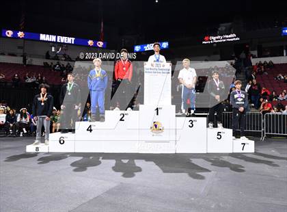 Thumbnail 2 in CIF State Boys Wrestling Championships (Podium Awards) photogallery.