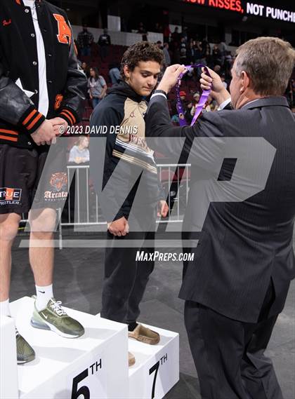 Thumbnail 1 in CIF State Boys Wrestling Championships (Podium Awards) photogallery.