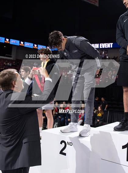Thumbnail 1 in CIF State Boys Wrestling Championships (Podium Awards) photogallery.