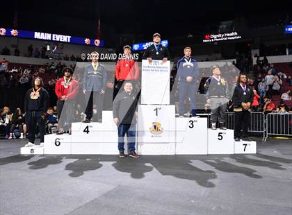Thumbnail 1 in CIF State Boys Wrestling Championships (Podium Awards) photogallery.