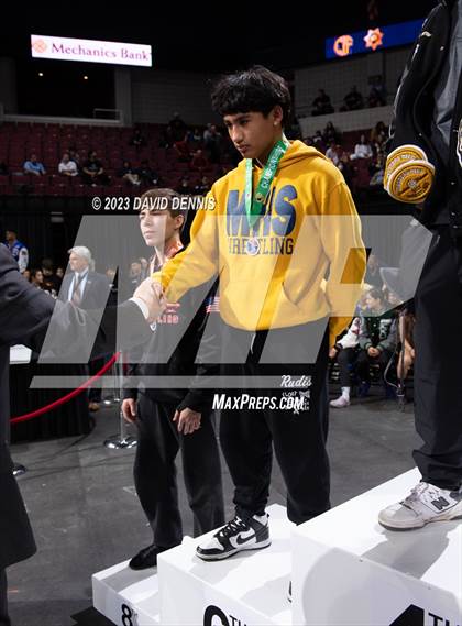 Thumbnail 2 in CIF State Boys Wrestling Championships (Podium Awards) photogallery.
