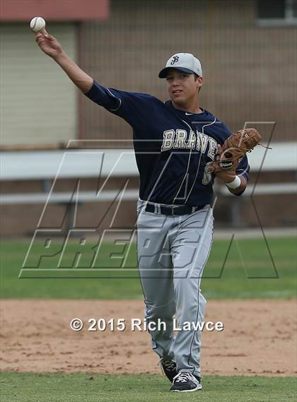 Thumbnail 1 in St. John Bosco @ Esperanza (Newport Elks Tournament) photogallery.