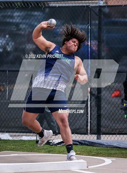 Thumbnail 1 in CHSAA Track & Field 5A Championships (Boys Shot Put) photogallery.