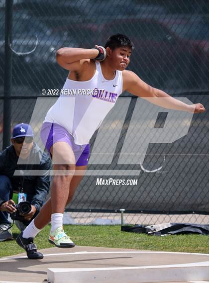 Thumbnail 1 in CHSAA Track & Field 5A Championships (Boys Shot Put) photogallery.
