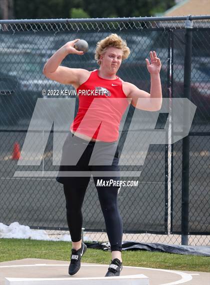 Thumbnail 3 in CHSAA Track & Field 5A Championships (Boys Shot Put) photogallery.