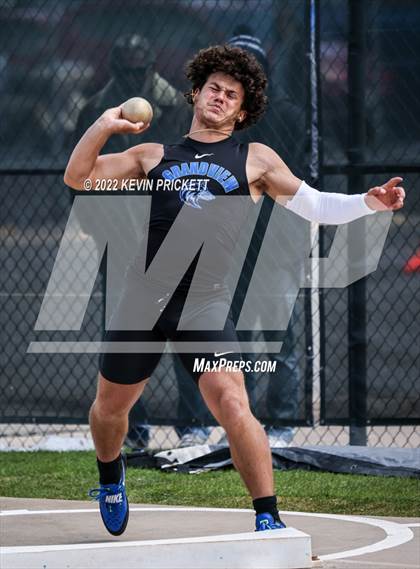 Thumbnail 2 in CHSAA Track & Field 5A Championships (Boys Shot Put) photogallery.