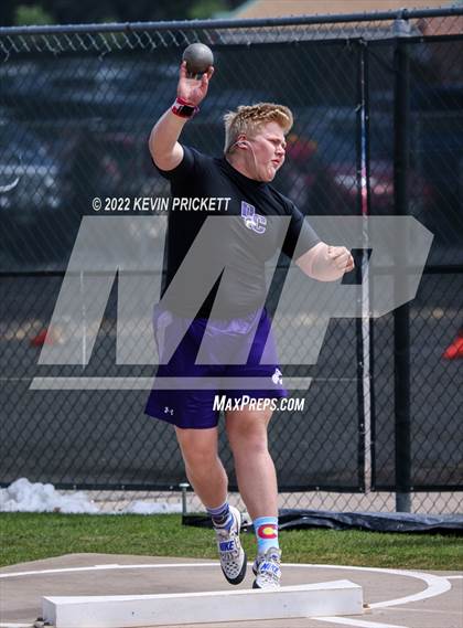 Thumbnail 2 in CHSAA Track & Field 5A Championships (Boys Shot Put) photogallery.