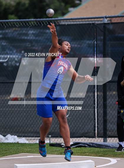 Thumbnail 3 in CHSAA Track & Field 5A Championships (Boys Shot Put) photogallery.