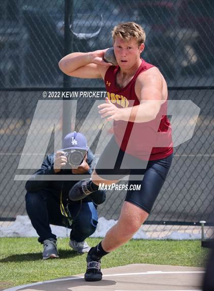 Thumbnail 1 in CHSAA Track & Field 5A Championships (Boys Shot Put) photogallery.