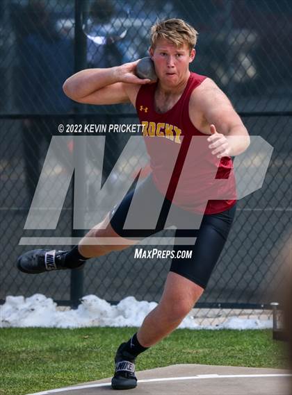 Thumbnail 1 in CHSAA Track & Field 5A Championships (Boys Shot Put) photogallery.
