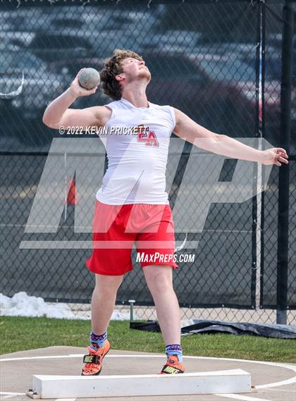 Thumbnail 3 in CHSAA Track & Field 5A Championships (Boys Shot Put) photogallery.