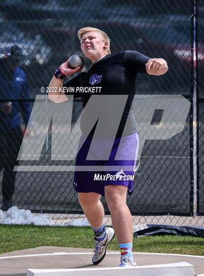 Thumbnail 2 in CHSAA Track & Field 5A Championships (Boys Shot Put) photogallery.