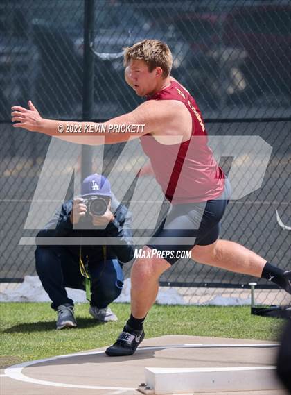 Thumbnail 3 in CHSAA Track & Field 5A Championships (Boys Shot Put) photogallery.