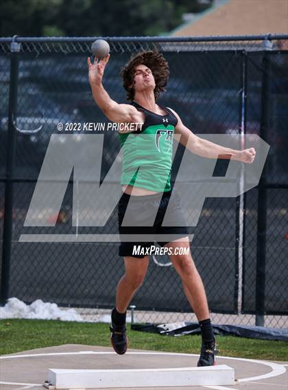 Thumbnail 1 in CHSAA Track & Field 5A Championships (Boys Shot Put) photogallery.