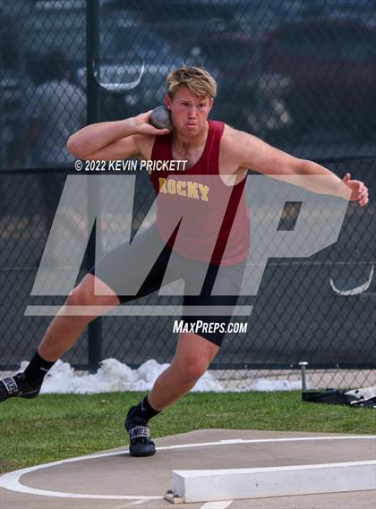 Thumbnail 1 in CHSAA Track & Field 5A Championships (Boys Shot Put) photogallery.