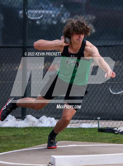 Thumbnail 2 in CHSAA Track & Field 5A Championships (Boys Shot Put) photogallery.