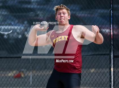 Thumbnail 1 in CHSAA Track & Field 5A Championships (Boys Shot Put) photogallery.