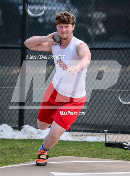 Thumbnail 3 in CHSAA Track & Field 5A Championships (Boys Shot Put) photogallery.