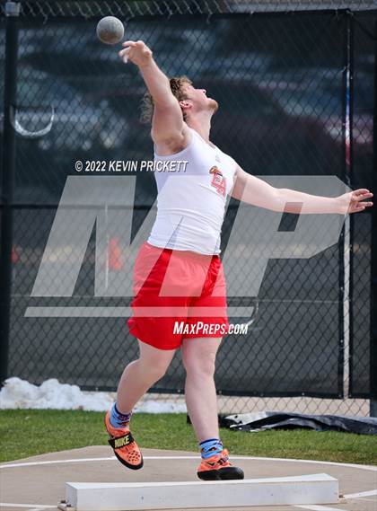 Thumbnail 1 in CHSAA Track & Field 5A Championships (Boys Shot Put) photogallery.
