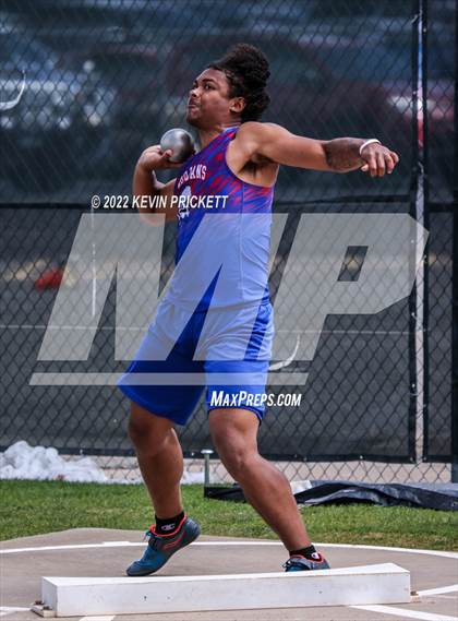 Thumbnail 2 in CHSAA Track & Field 5A Championships (Boys Shot Put) photogallery.