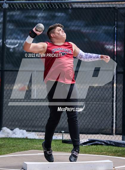 Thumbnail 2 in CHSAA Track & Field 5A Championships (Boys Shot Put) photogallery.