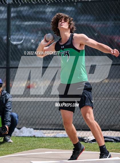 Thumbnail 3 in CHSAA Track & Field 5A Championships (Boys Shot Put) photogallery.