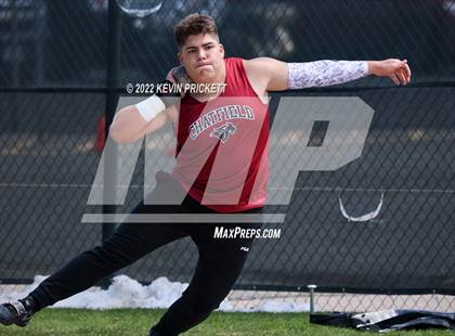 Thumbnail 3 in CHSAA Track & Field 5A Championships (Boys Shot Put) photogallery.