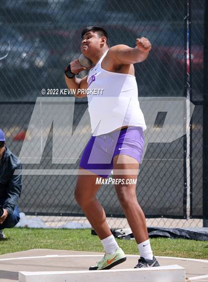 Thumbnail 2 in CHSAA Track & Field 5A Championships (Boys Shot Put) photogallery.