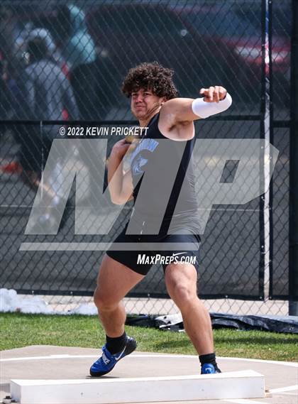 Thumbnail 3 in CHSAA Track & Field 5A Championships (Boys Shot Put) photogallery.