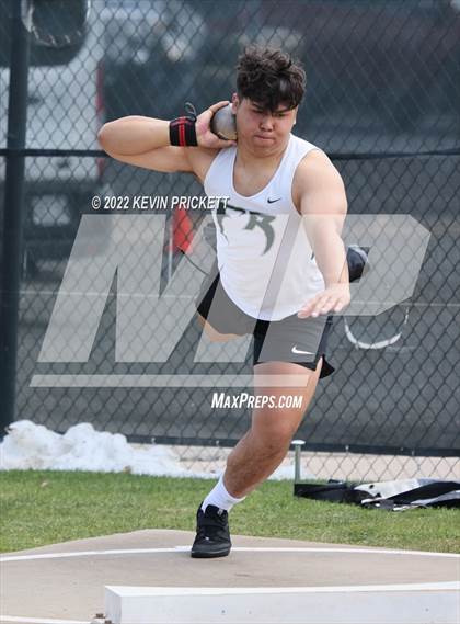 Thumbnail 2 in CHSAA Track & Field 5A Championships (Boys Shot Put) photogallery.