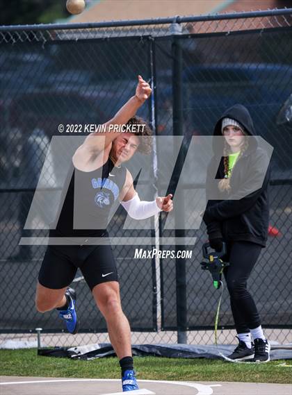 Thumbnail 1 in CHSAA Track & Field 5A Championships (Boys Shot Put) photogallery.